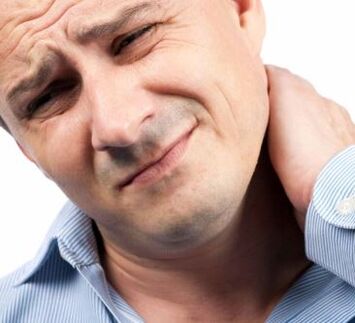 Neck pain and pain are symptoms of osteochondrosis of the spine